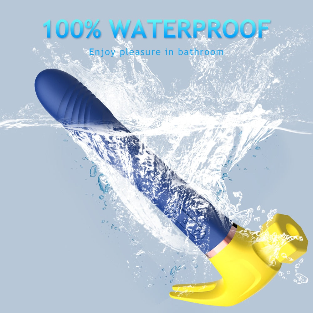 Datecapades "Pound Town" 4-1 Magic Hammer in Blue and Yellow is Waterproof.