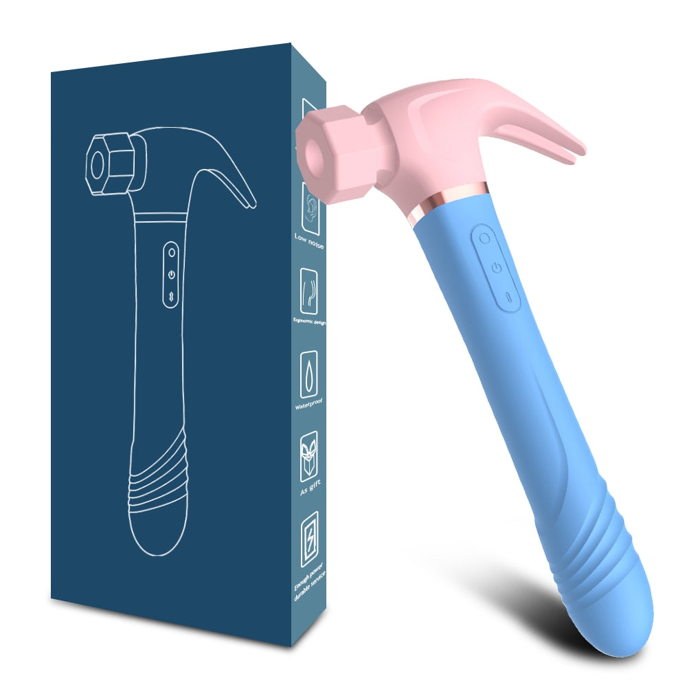 Datecapades "Pound Town" 4-1 Magic Hammer in Blue and Pink with Box.
