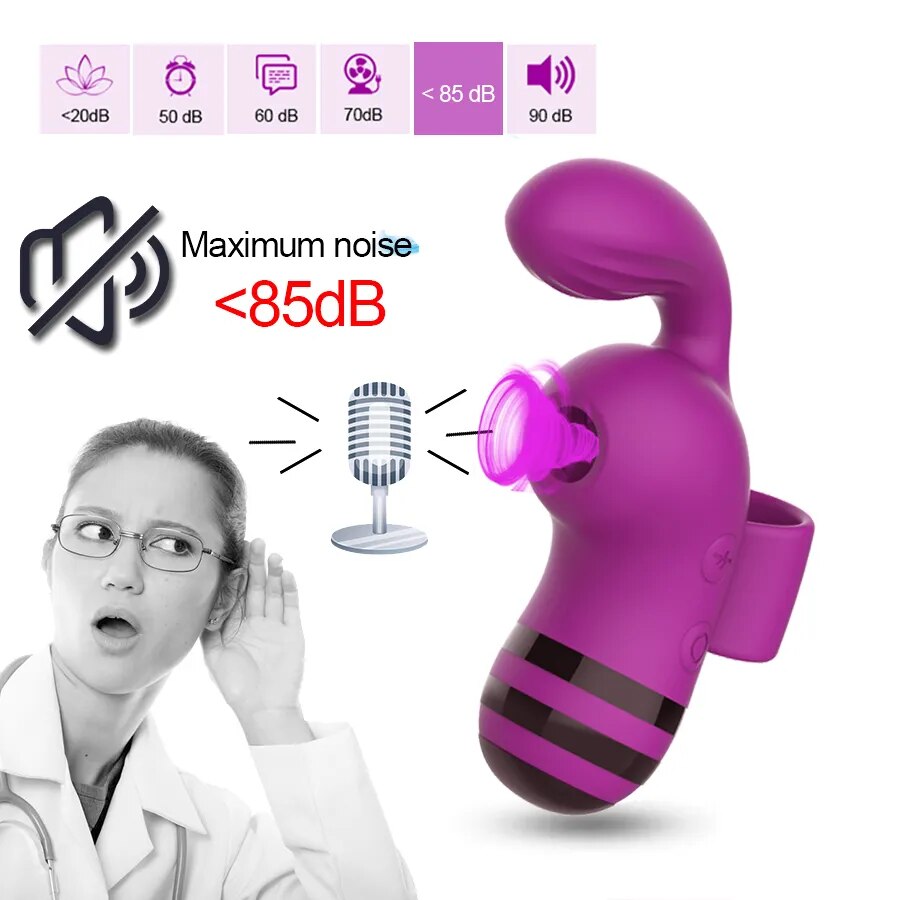 Datecapades Little Bee Clitoris and G-spot Vibrator with Finger Cover