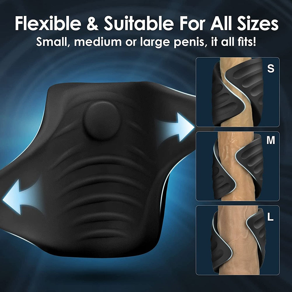 Datecapades "Hold Daddy" Penis Bluetooth Vibrator is Flexible and Suitable for all Sizes.