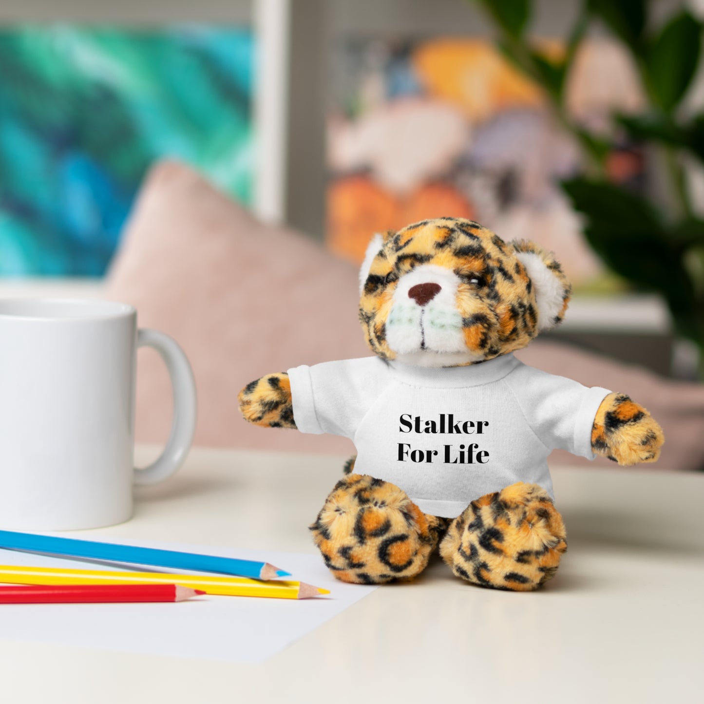 "Stalker For Life" Stuffed Animals with Tee