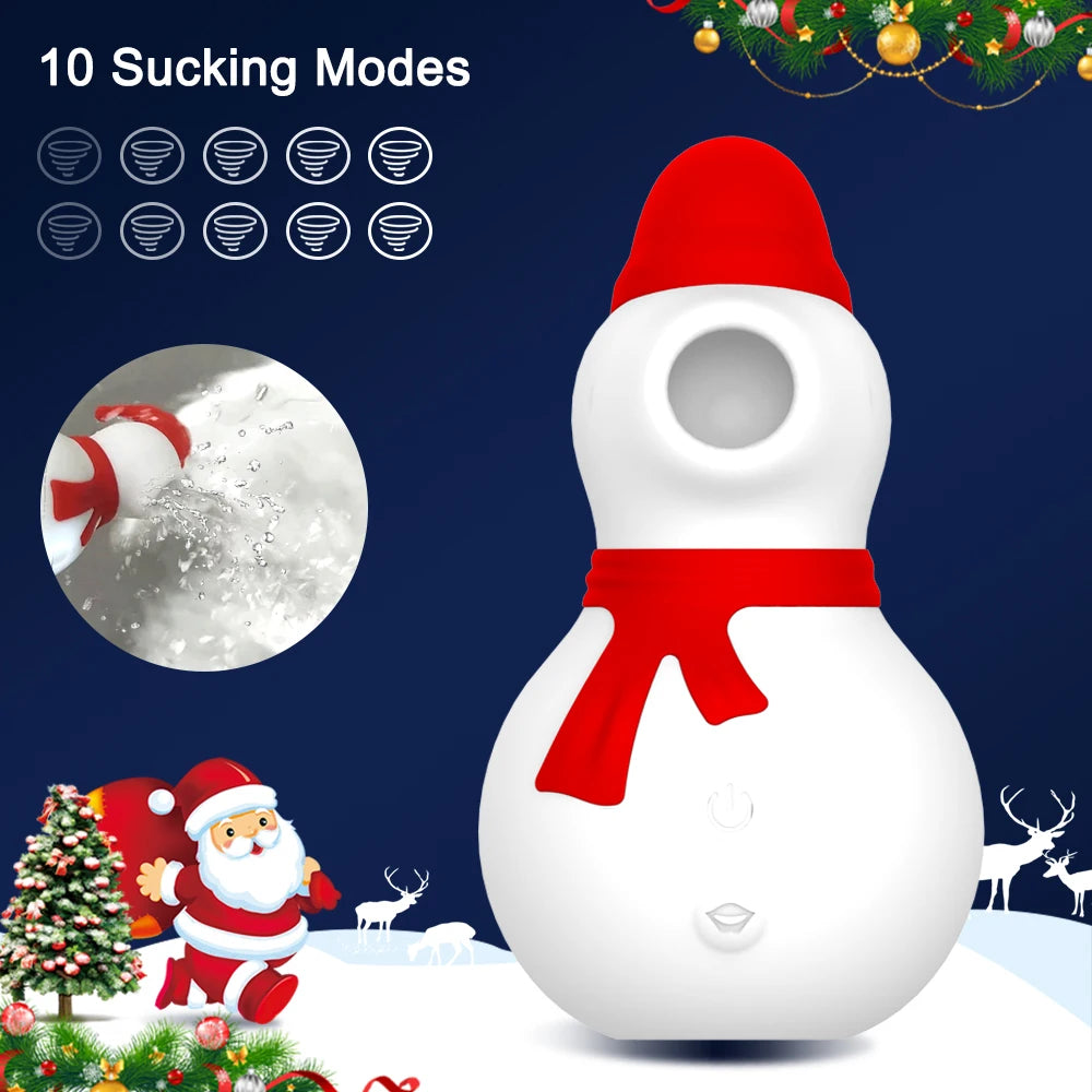 Sucky the Snow Man Clitoral Sucking Vibrator