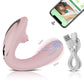 Datecapades "Got me in a Headlock" Powerful Bluetooth APP Vibrator with Tongue Licking Clitoris Stimulator in Pink.