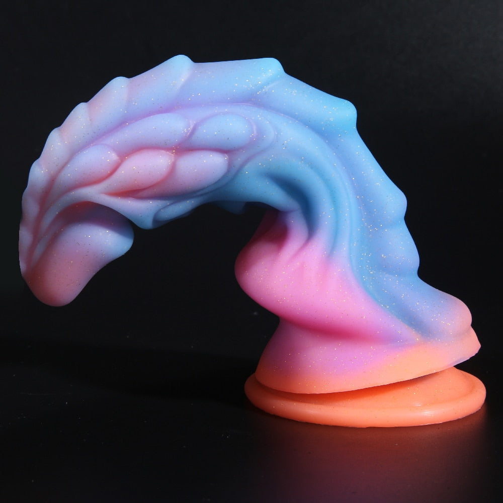 Datecapades Radiant Glow in the Dark Dragon Dildo.