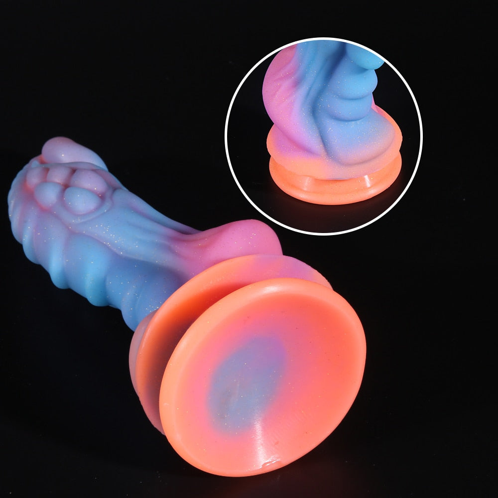 Datecapades Radiant Glow in the Dark Dragon Dildo.