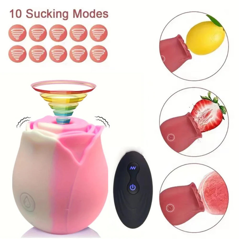 Datecapades Mutilcolored Rose Toy with Remote Control