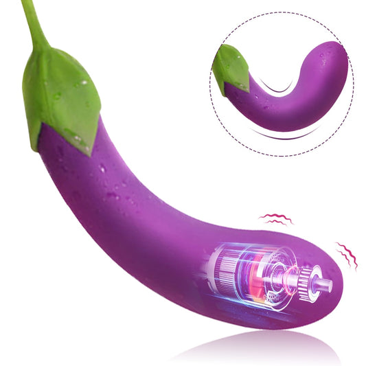 Datecapades Eggplant Vibrator with 10 Vibration Modes.