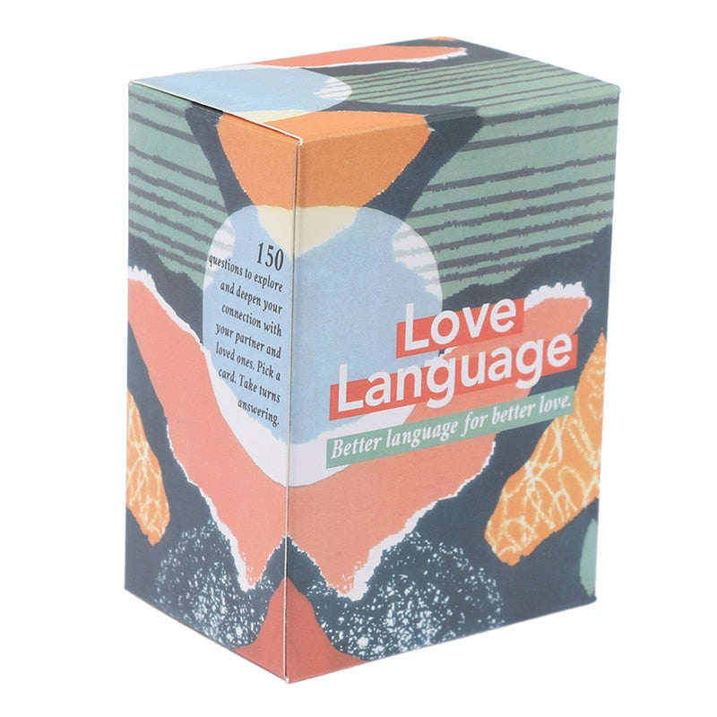 Love Language/Love Lingual Card Game | Board Game | 150 Conversation Starter Questions for Couples.